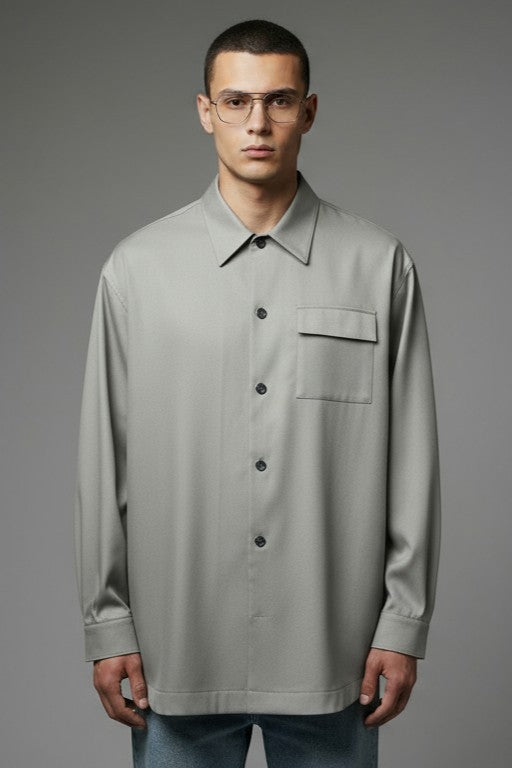 Camicia Over size in lana ,Armenia streetwear  Sinless