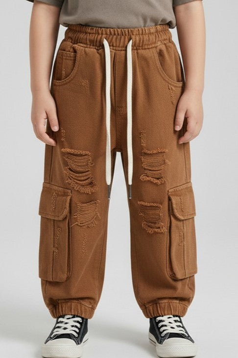 Pantalone cargo  bimbo , 3736-3729 Streetwear Sinless