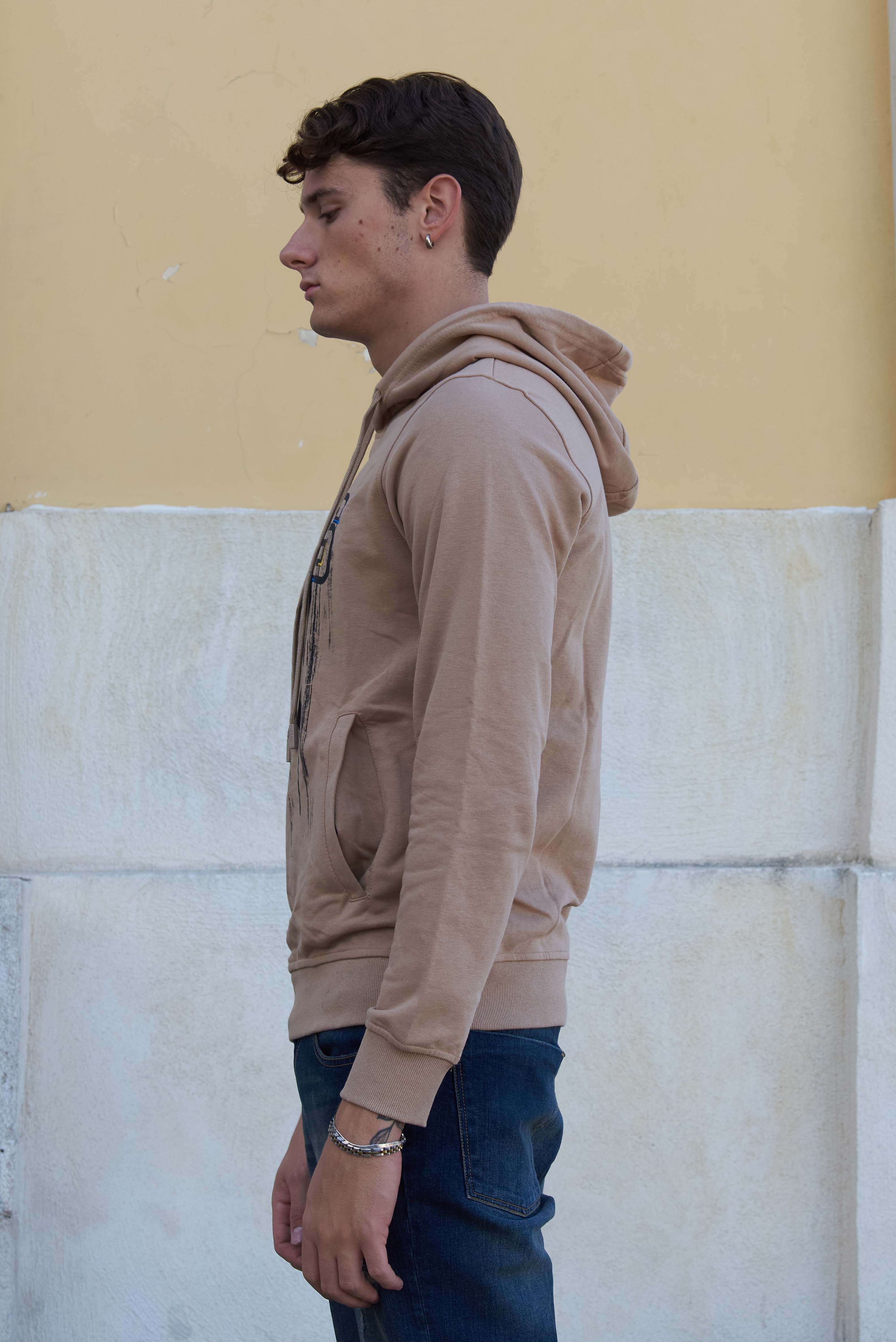 Felpa Paciotti con cappuccio, FC006.