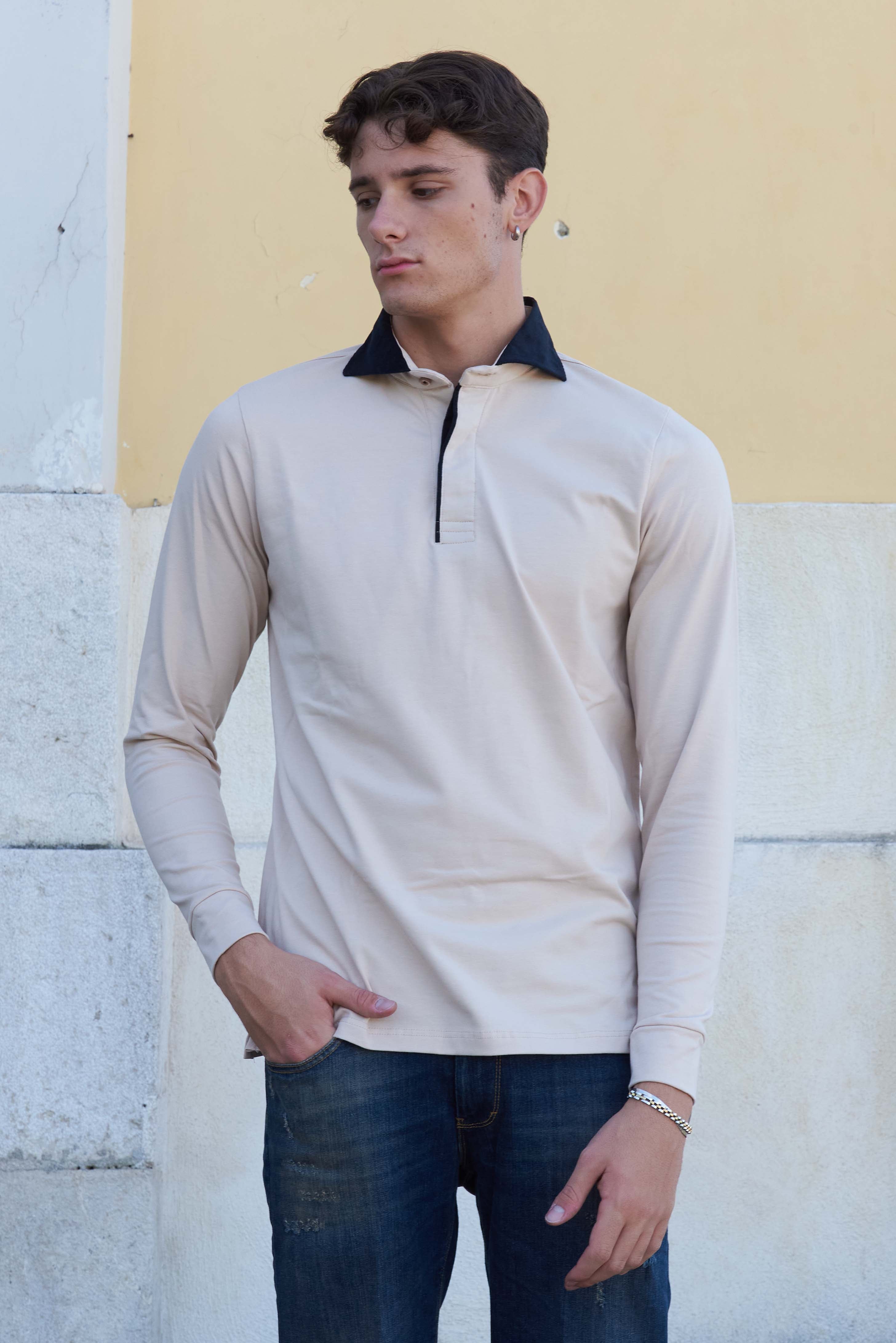 Polo in Jersey con contrasti,  NIGER.