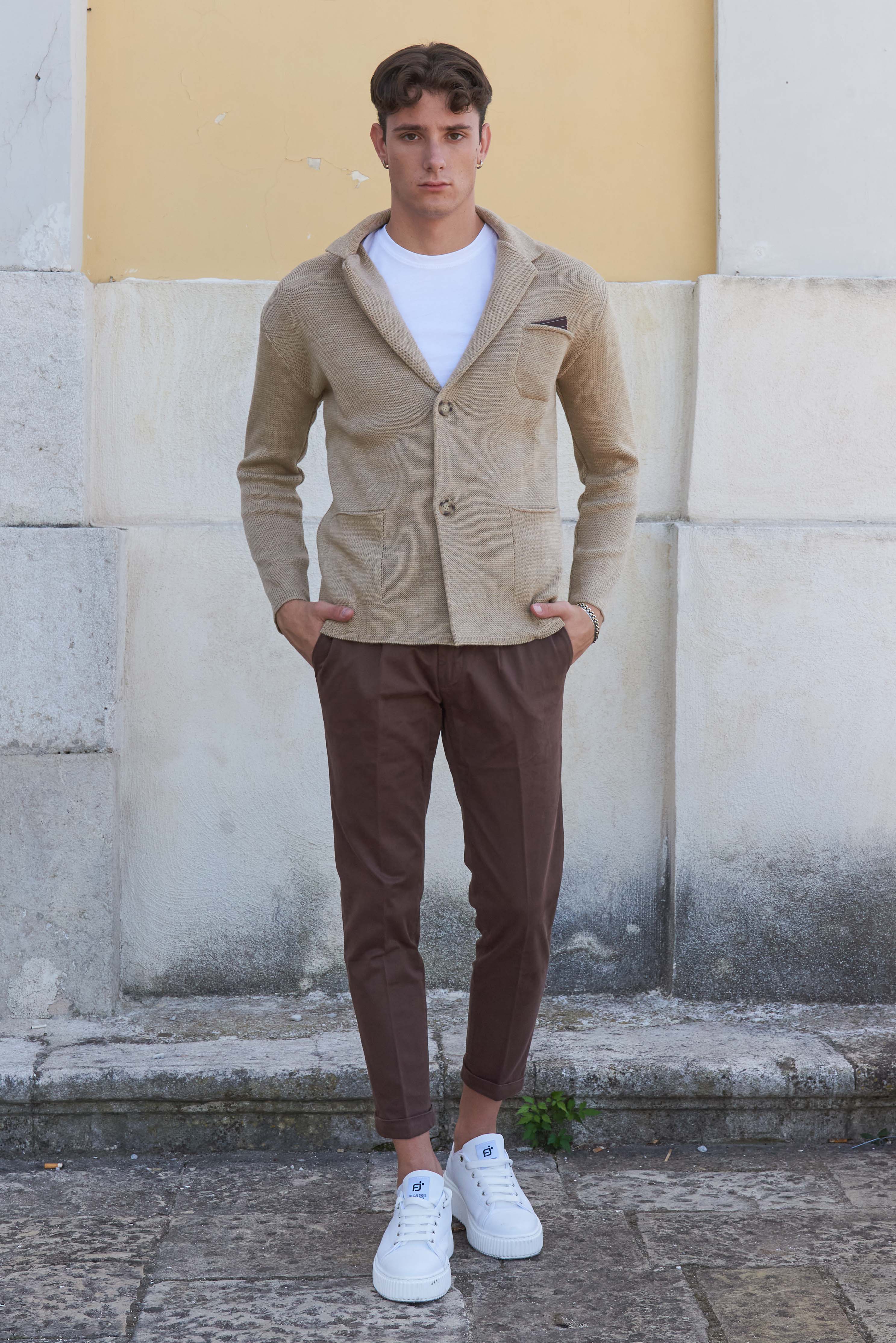 Cardigan in filo, GRENADA.