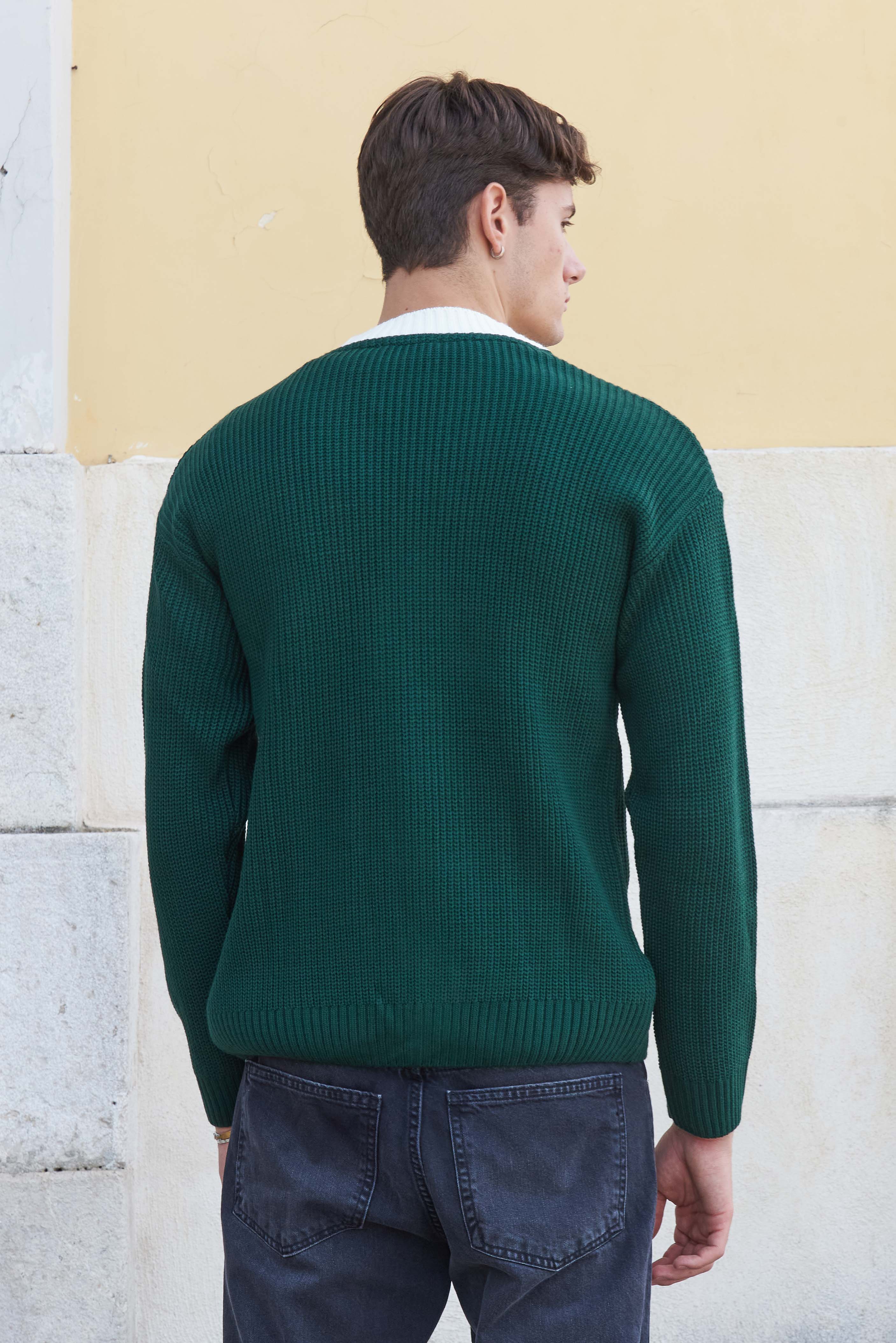 Cardigan in filo college, NIUE.