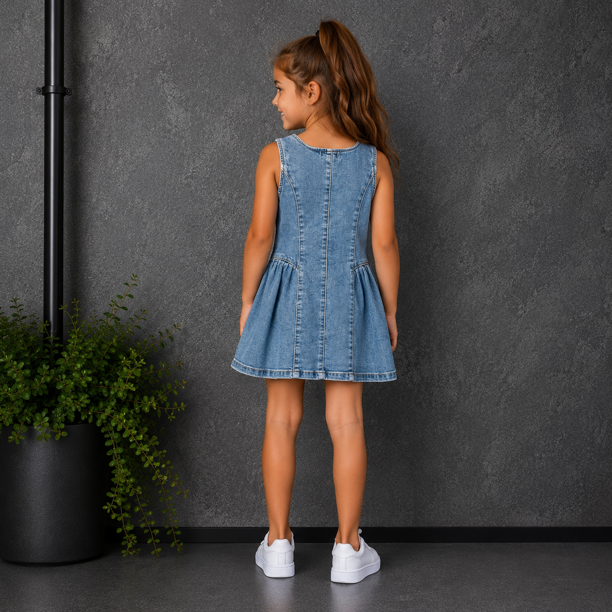 Jeans Salopette Bambina 8629 Yoyo
