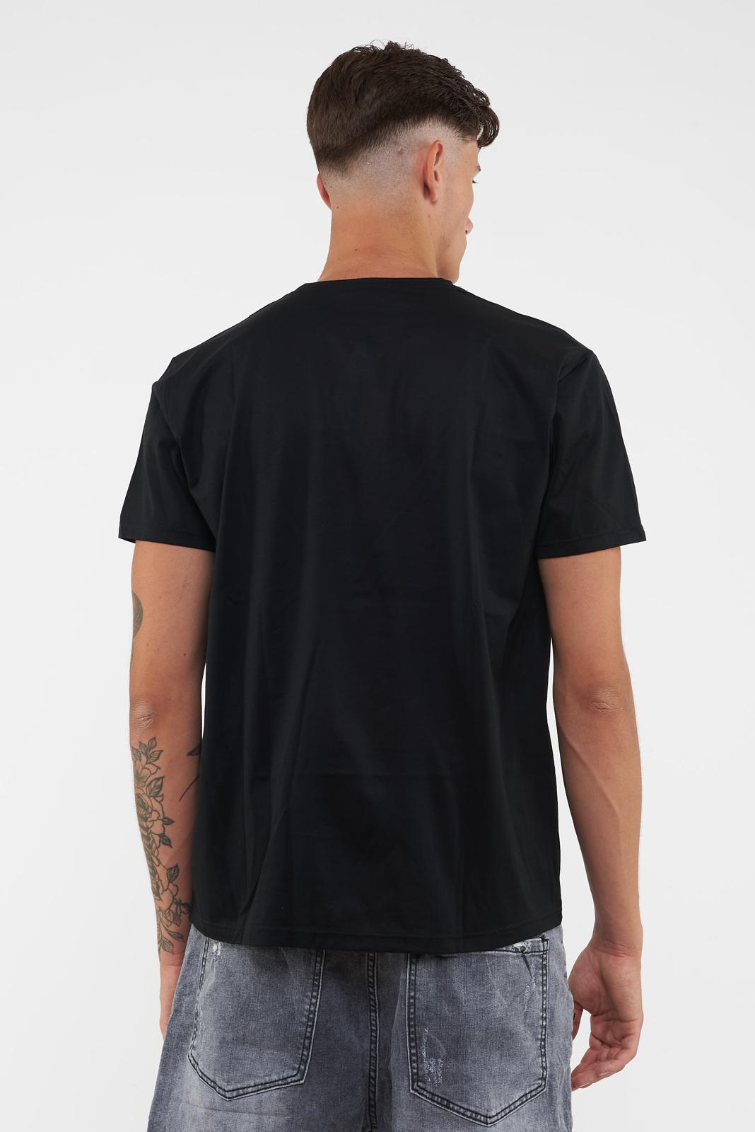 T-shirt filo scozia Nevada. 0438-Nero