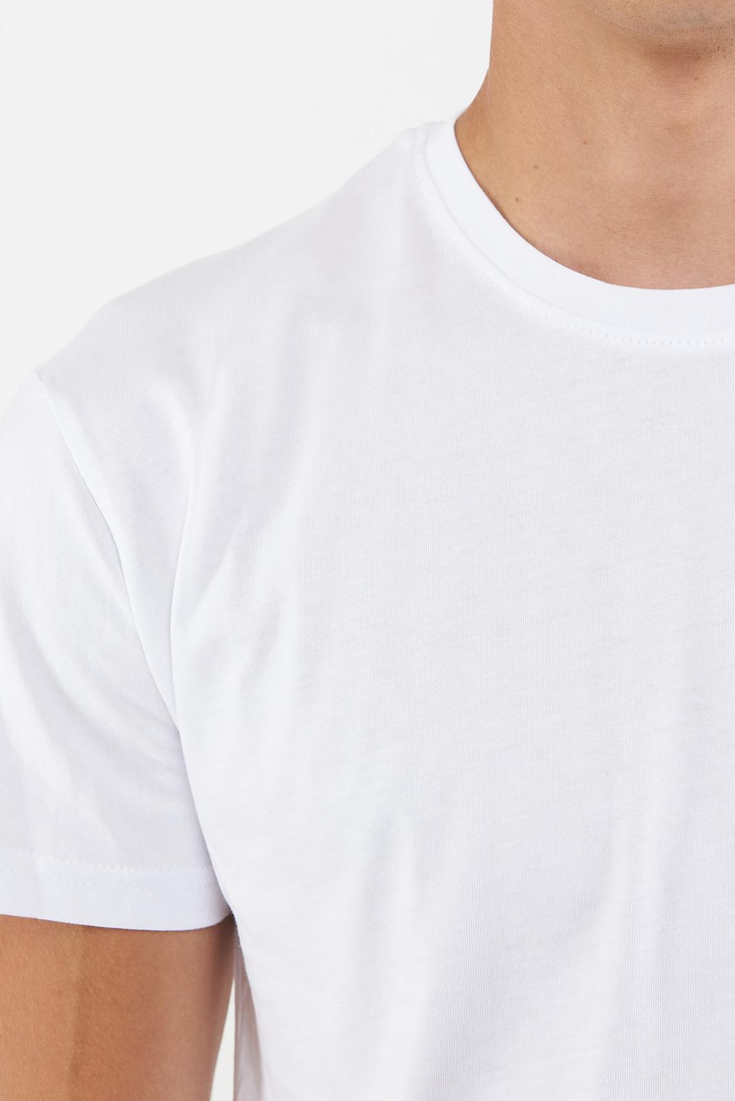 T-shirt filo scozia Nevada. 0407-Bianco