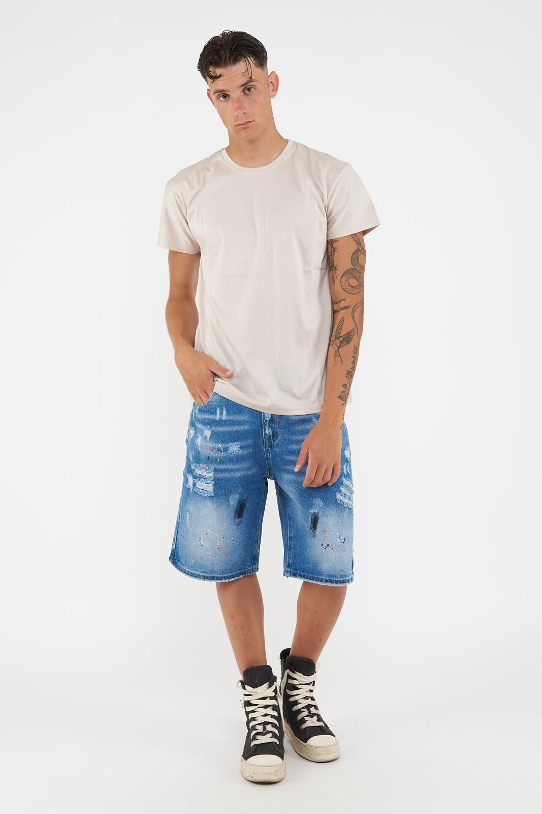 T-shirt filo scozia Nevada. 2548-Beige