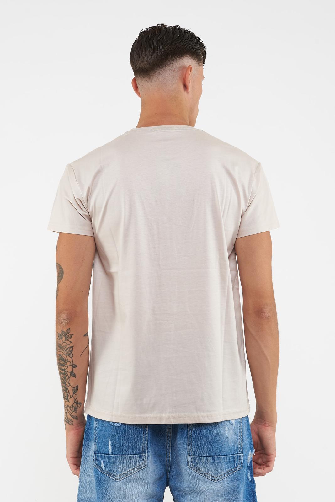 T-shirt filo scozia Nevada. 2548-Beige