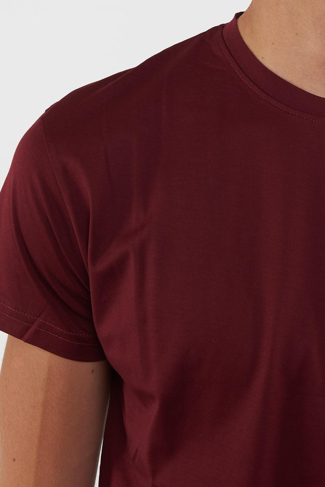T-shirt filo scozia Nevada. 2562-Bordeaux