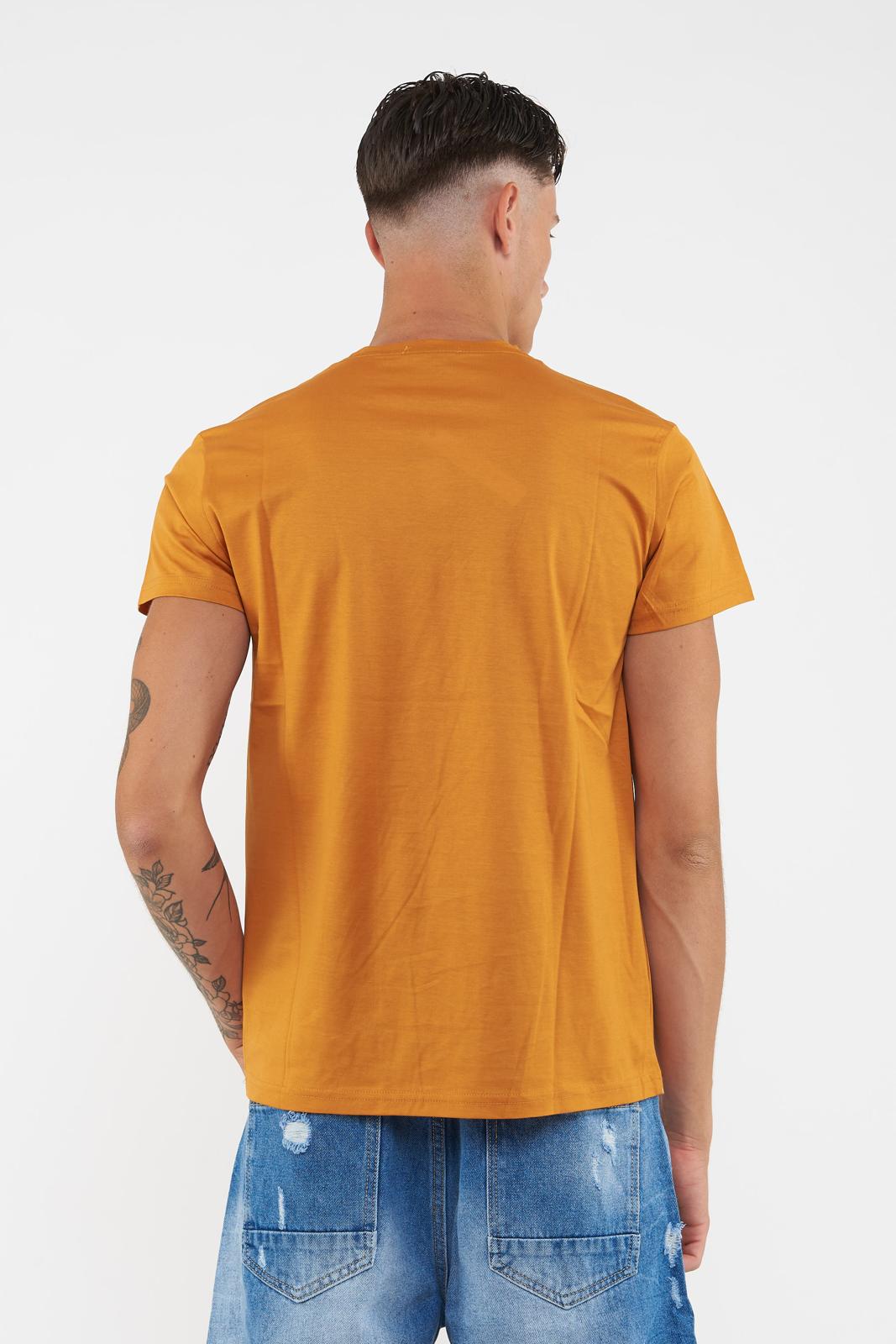 T-shirt filo scozia Nevada. 2579-Senape