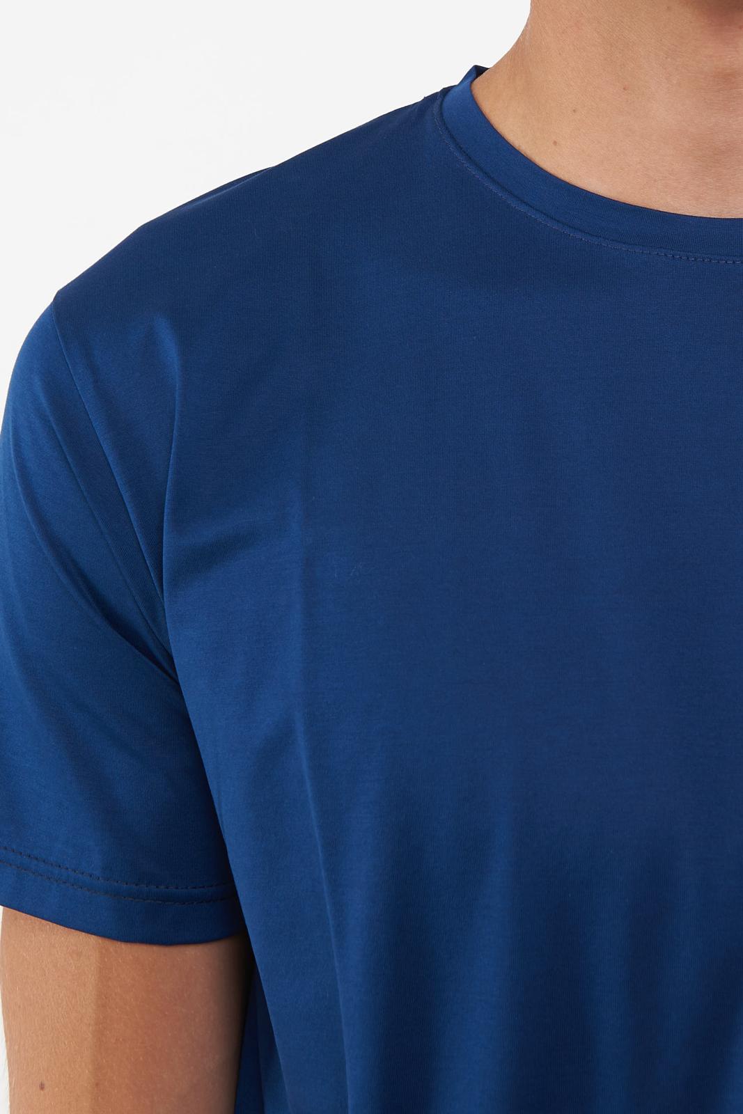 T-shirt filo scozia Nevada. 0391-Indaco