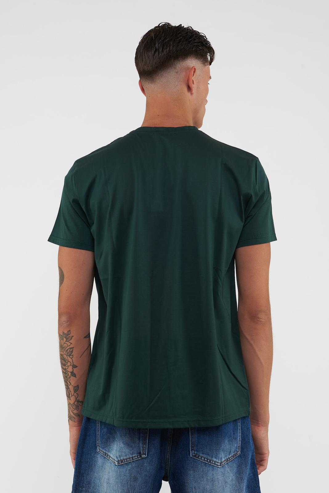 T-shirt filo scozia Nevada. 0414-Verde gucci