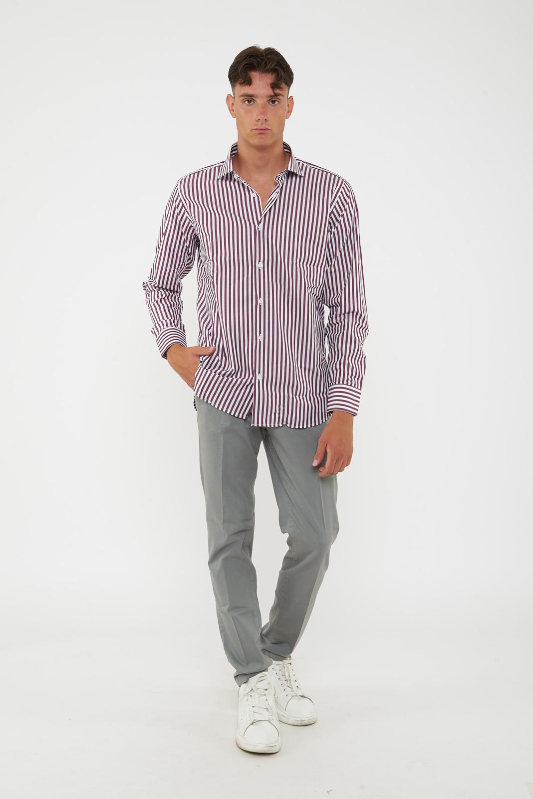 Pantalone cotone,  Santander - 1091 Grigio.