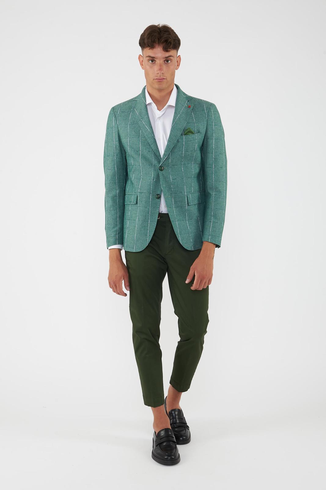 Giacca Pechino. 0773-Verde