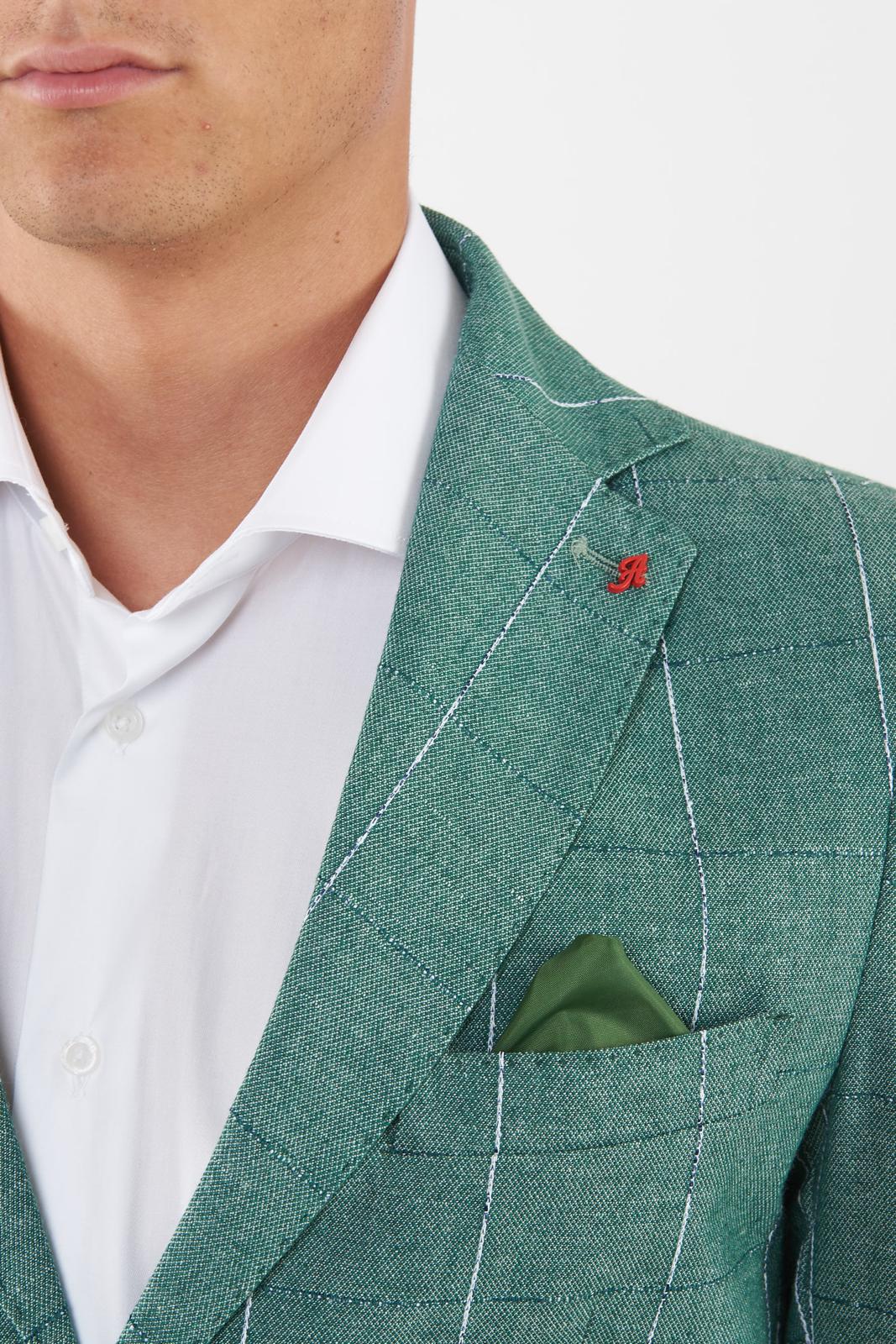 Giacca Pechino. 0773-Verde