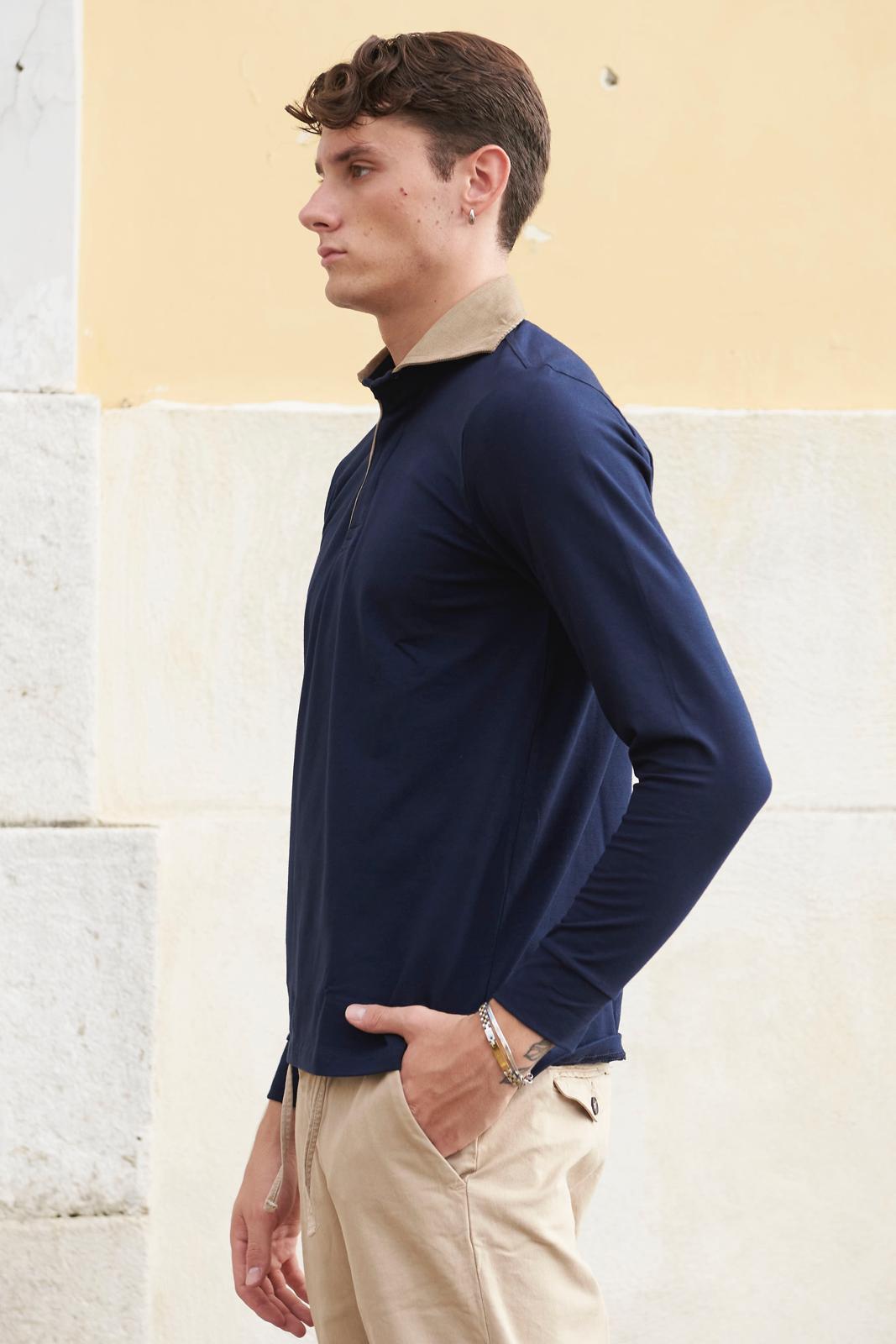 Polo in Jersey con contrasti,  NIGER.