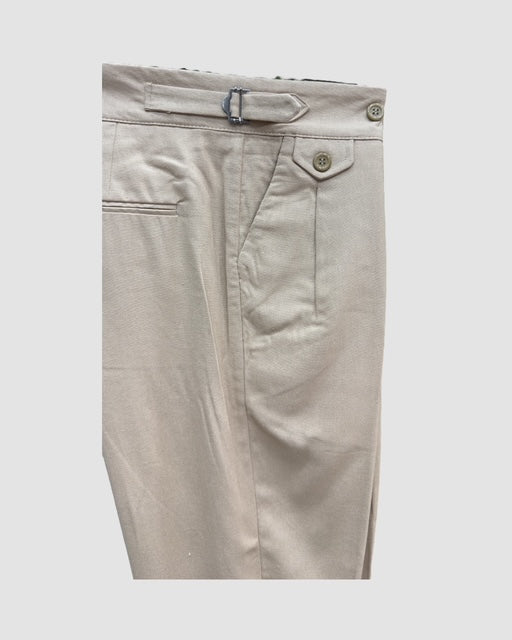 Pantalone misto lino, Milano.  2982-Beige